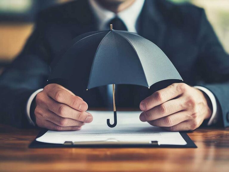 A person reviewing a denial letter at a kitchen table with a notepad and paperwork.